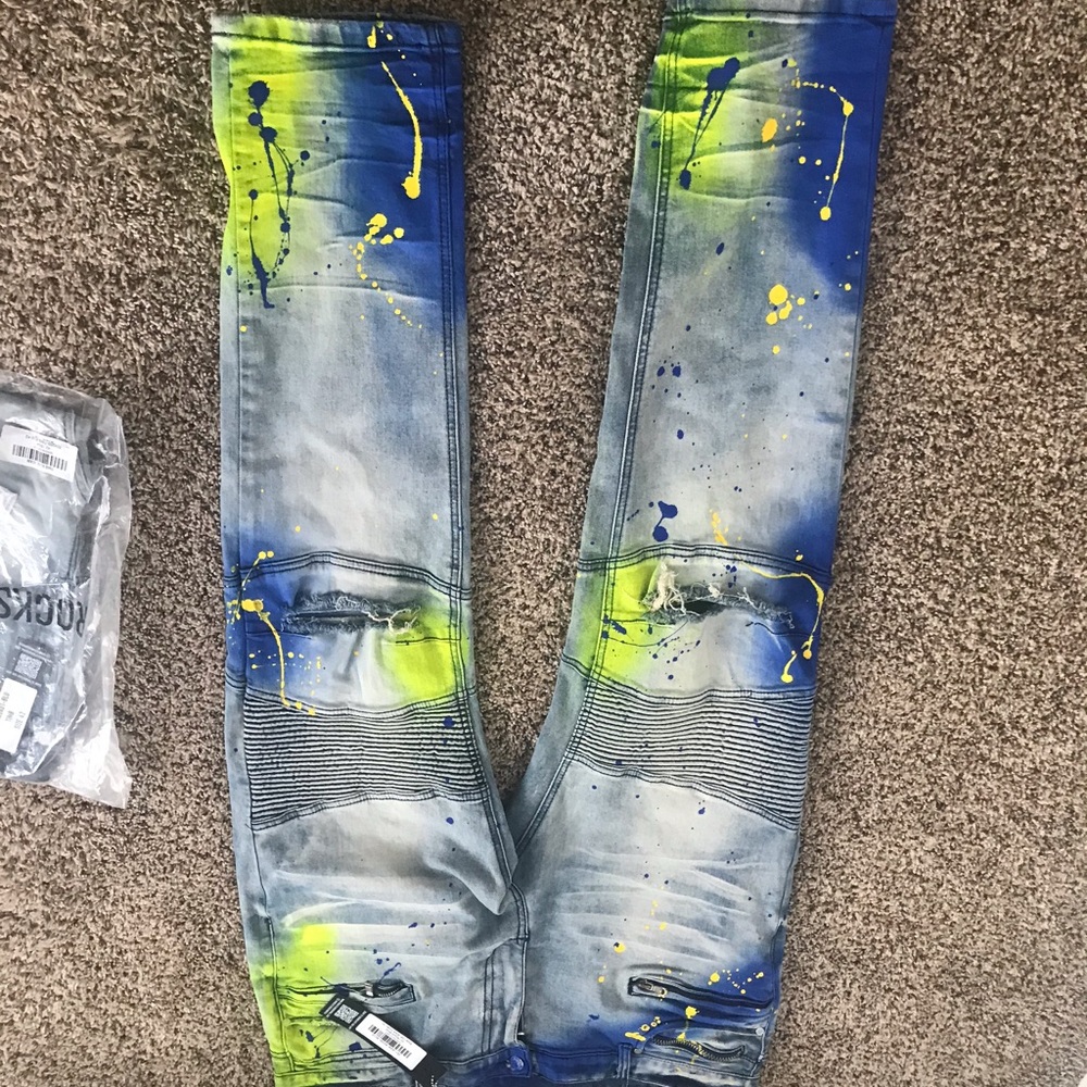 Jeans: Rockstar Original Tap Jean Royal Blue